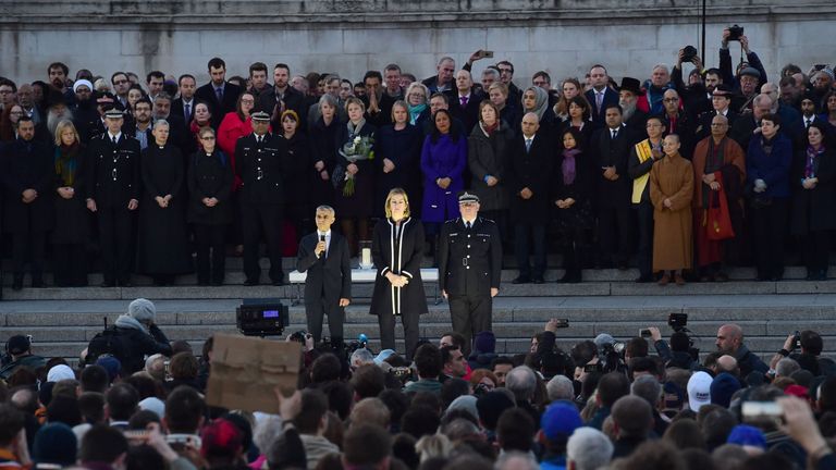 Amber Rudd, Sadiq Khan and Craig Mackey lead tributes to those who died in the Westminster attacks