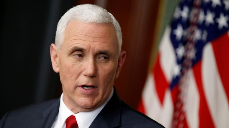 Mr Pence&#39;s spokesman dismissed comparisons with Hillary Clinton as &#39;absurd&#39;