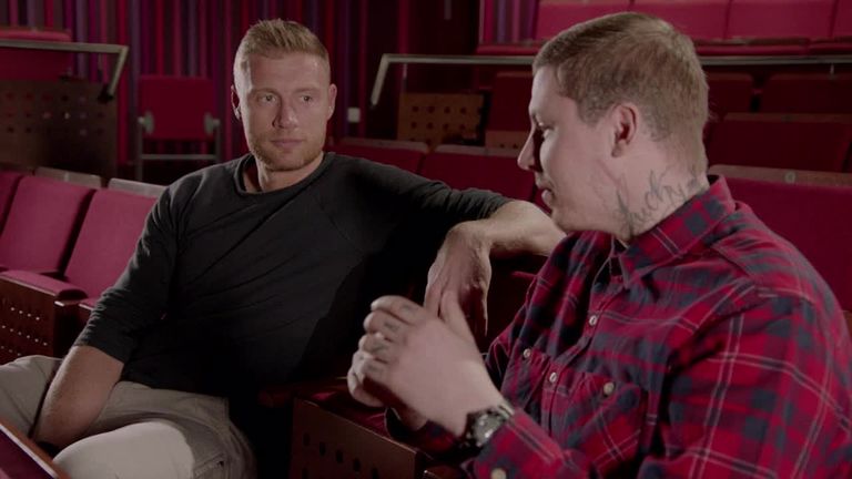 Professor Green talks with Andrew Flintoff about mental health