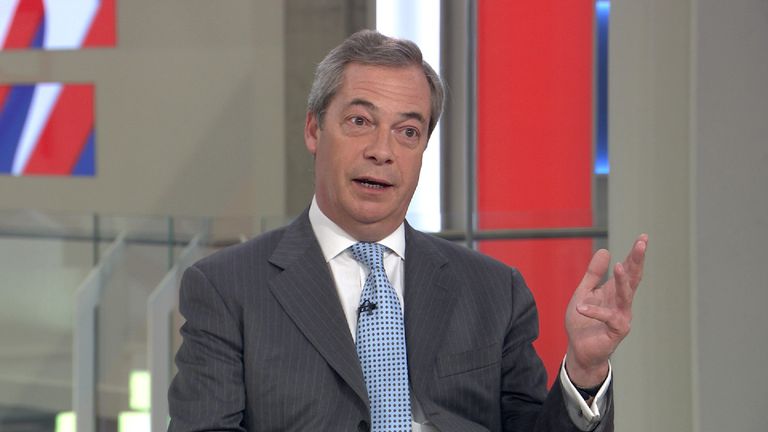 Nigel Farage on Sophy Ridge on Sunday