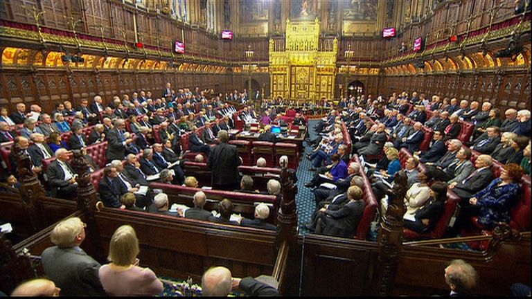 The House of Lords was packed for the debate on the bill to trigger Article 50