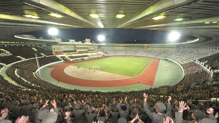 Kim Il Sung Stadium in Pyongyang. (file pic)