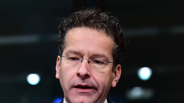 Eurogroup president Jeroen Dijsselbloem 