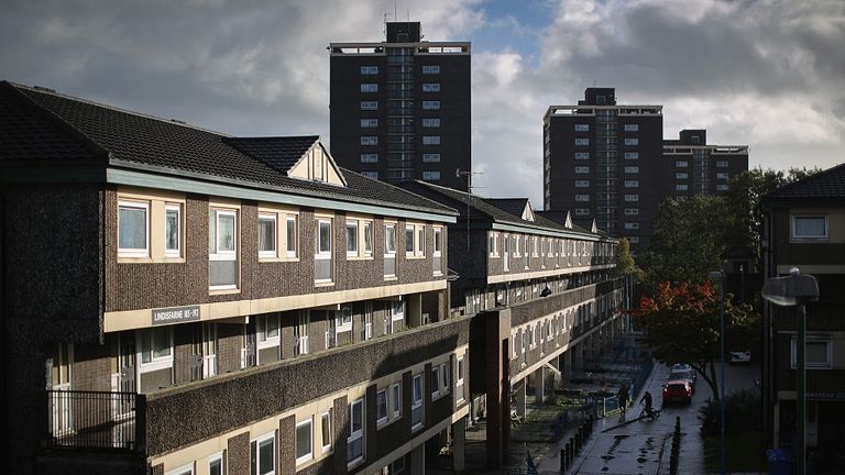 Children playing on the Falinge Estate