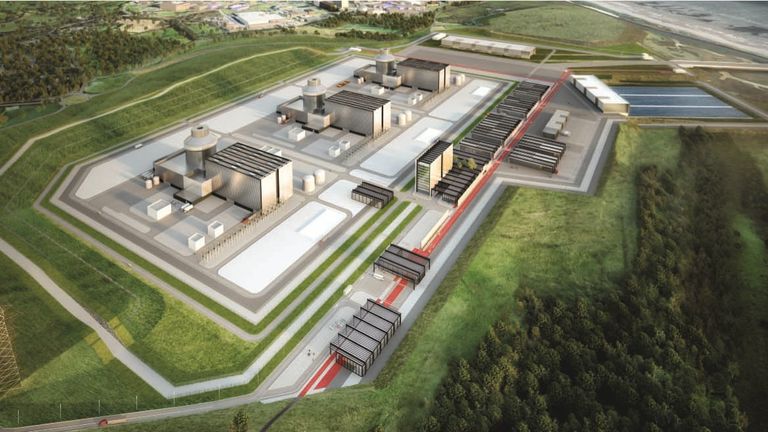 A mock-up of the planned Moorside plant. Pic: NuGen