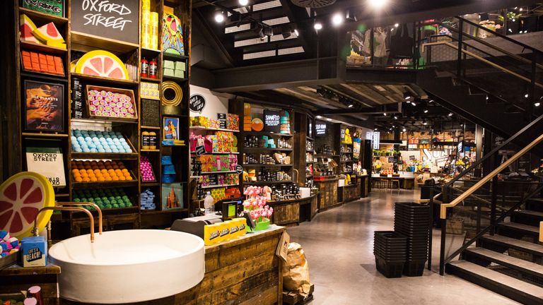 Lush has over 900 stores worldwide
