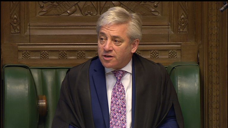 House of Commons Speaker John Bercow MP