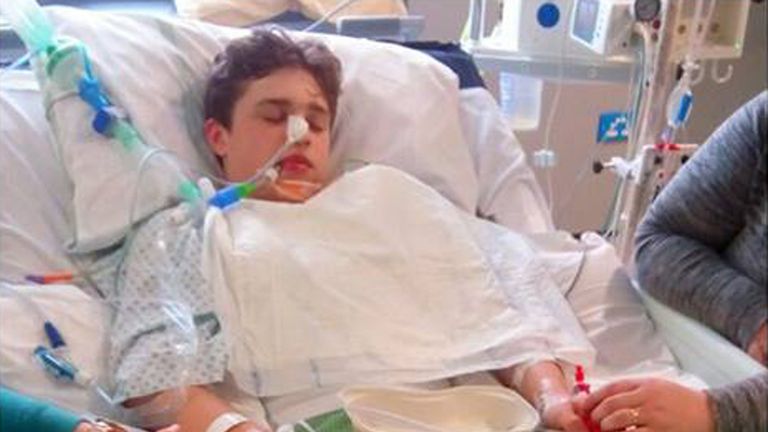 Pictures released by the family of Ben, whose drink was allegedly spiked with ecstasy