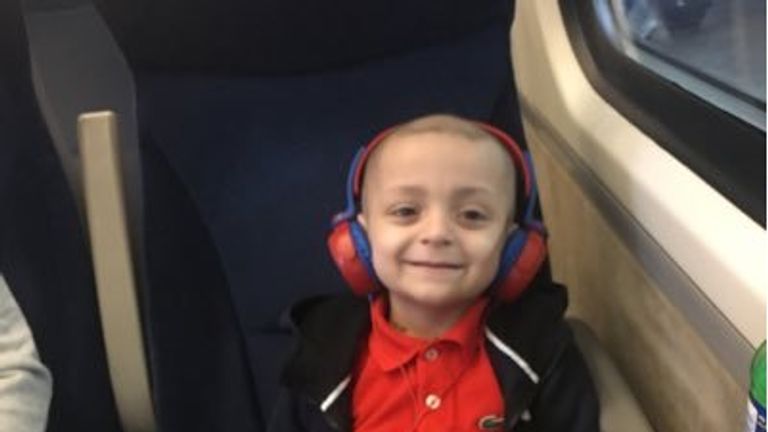 Bradley's family have been fundraising for his treatment