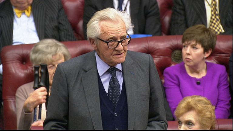 Former deputy PM Lord Heseltine was among those who voted for the amendment