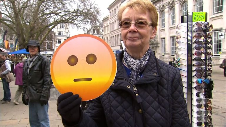A Norwich lady has mixed feelings about Brexit
