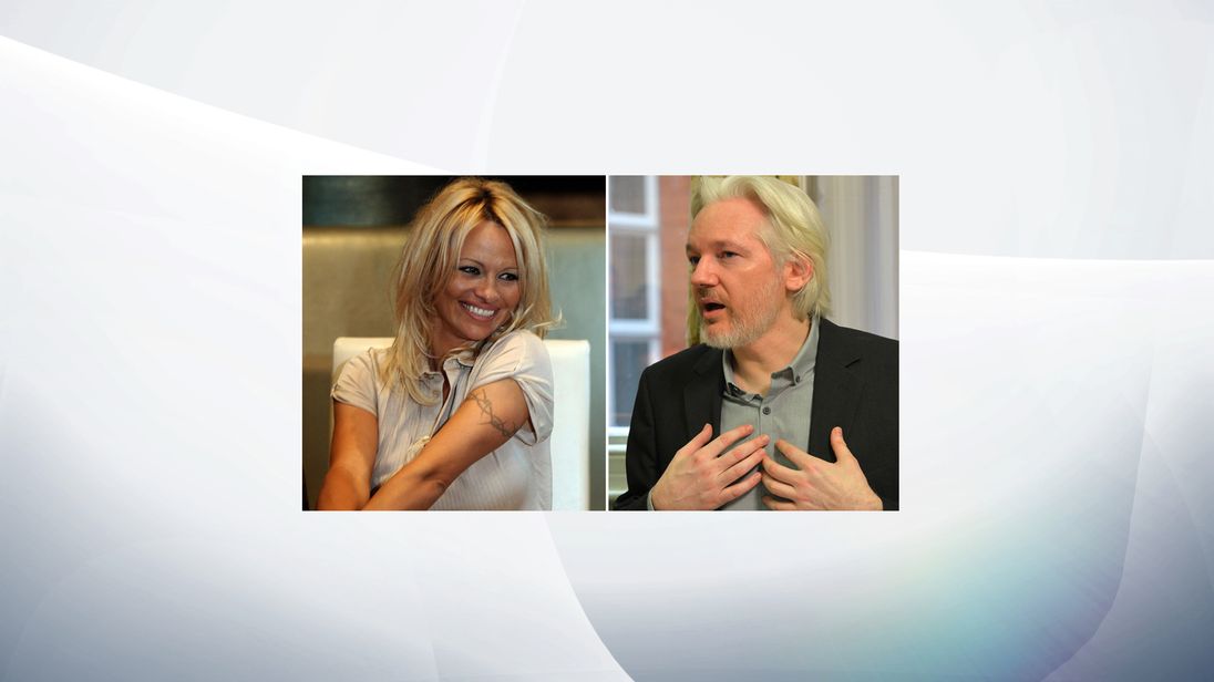 Pamela Anderson pens love letter to Julian Assange calling 
