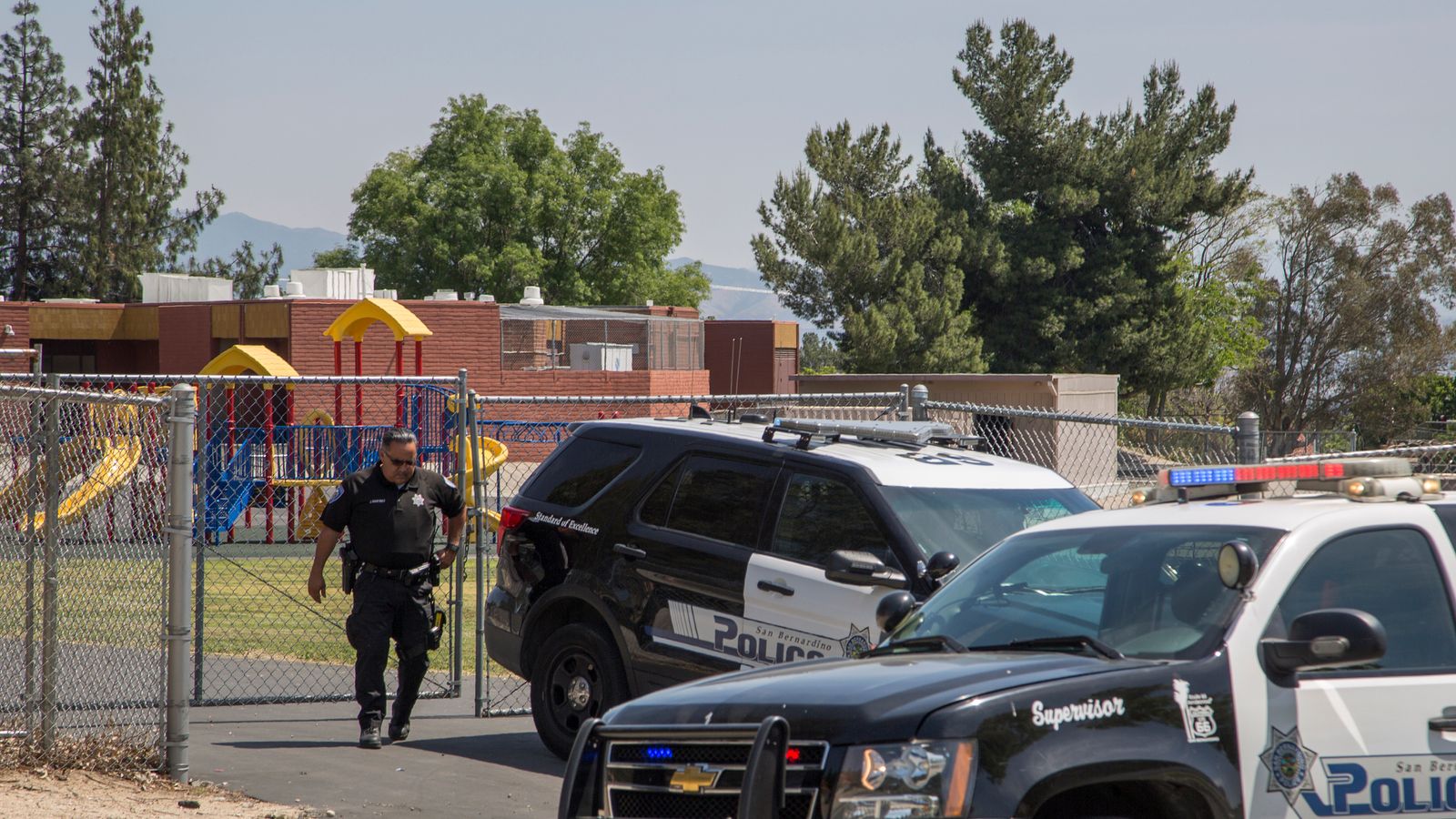 San Bernardino school shooting Teacher and eightyearold killed