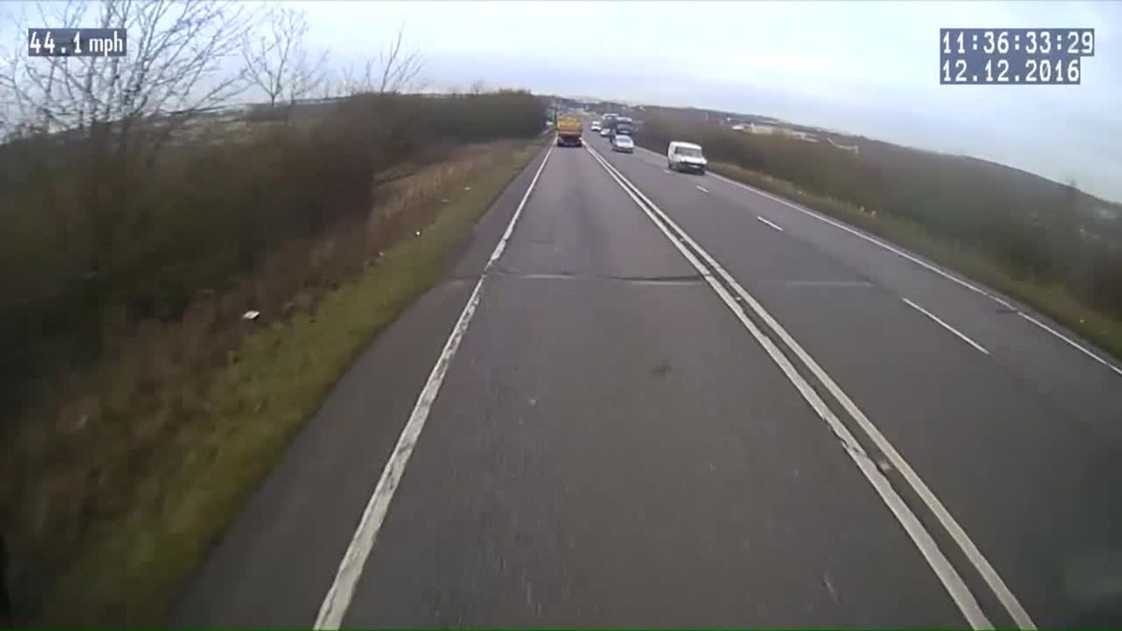Mum flips car with toddler in back | News UK Video News | Sky News