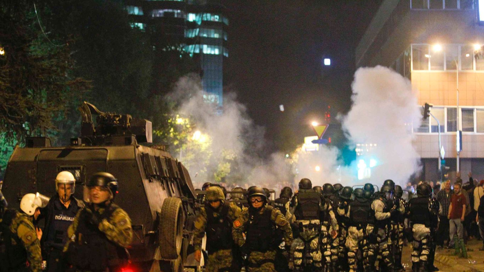 Protesters Storm Macedonia's Parliament | World News | Sky News