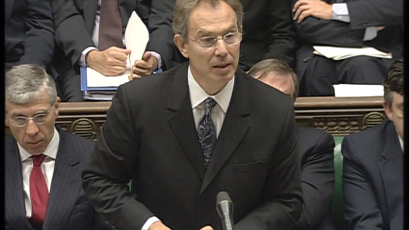 Blair: From landslide victory to protest subject UK News Sky News