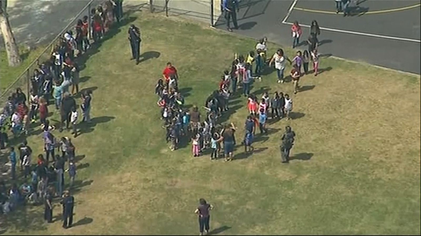Children escorted to safety after US school shooting | News UK Video ...
