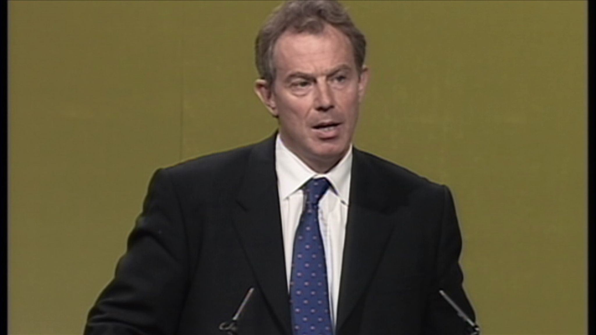 Blair: From landslide victory to protest subject UK News Sky News