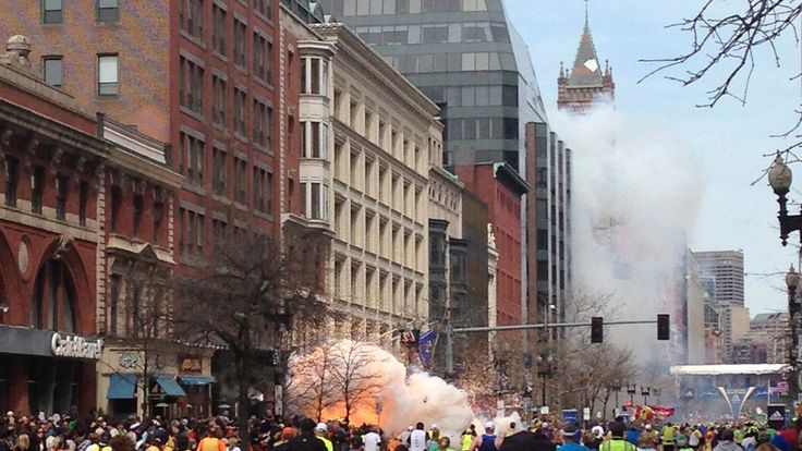 The attack at the Boston Marathon in 2013