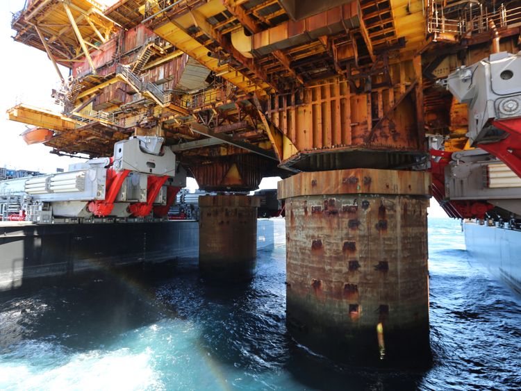 Pioneering Spirit : World's largest vessel sets record after 24,000 ...