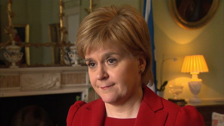 Nicola Sturgeon reacts to news of Theresa May&#39;s intention to call a snap General Election