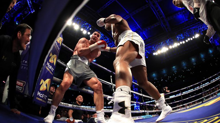 Joshua beats Wladimir Klitschko: The fight pictures | | Sky News
