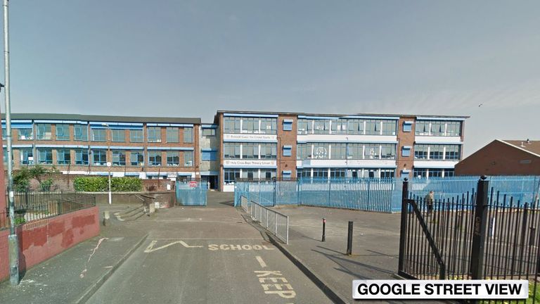 A bomb found at Holy Cross Boys&#39; Primary School in Ardoyne, North Belfast, was intended to kill police