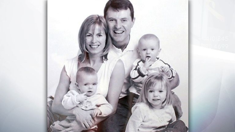 A photo of the McCanns when they were a family of five