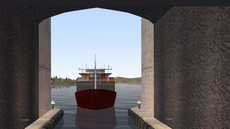 What the entrance will look like. Photos by Kystverket/ Norwegian Coastal Administration