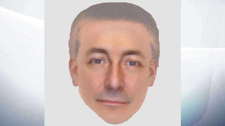 E-fit image issued by the Met Police believed by detectives to be of the same man seen in the Portuguese town of Praia da Luz at the time of Madeleine McCann&#39;s disappearance