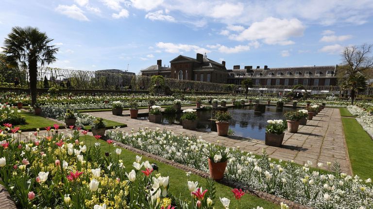 The White Garden at Kensington Palace