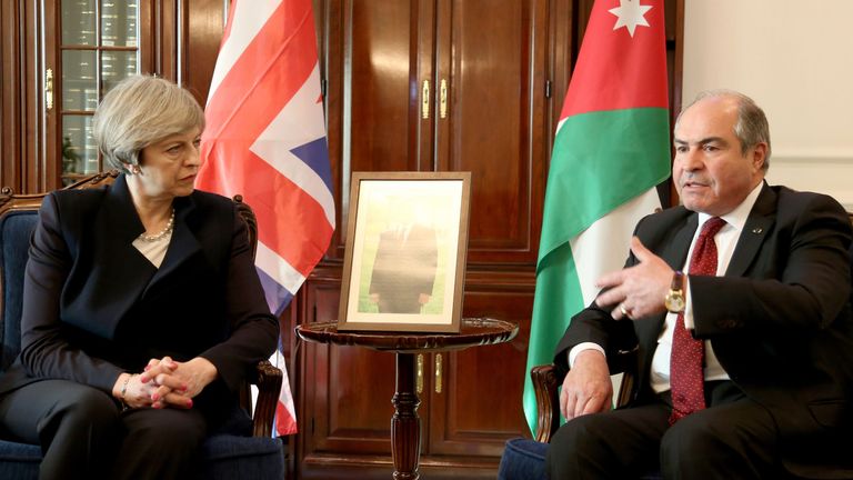 The PM has described the UK&#39;s relationship with Jordan and Saudi Arabia as important for security