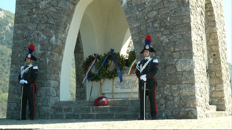 The Sant'Anna di Stazzema memorial in Tuscany