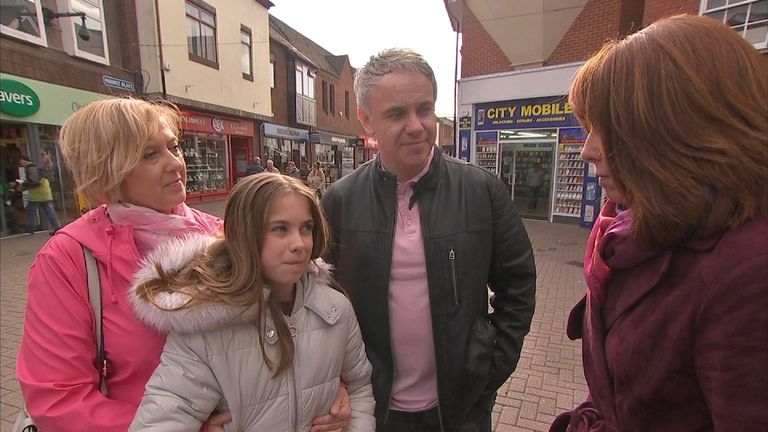 Sky&#39;s Kay Burley reports from Nuneaton