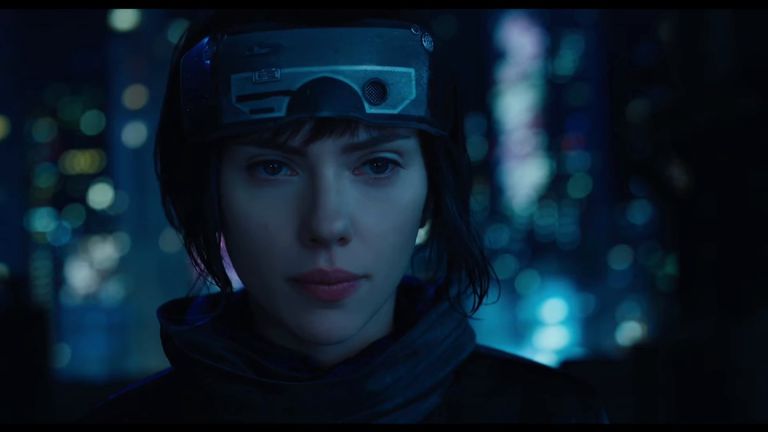 Scarlett Johansson&#39;s role in Ghost In The Shell has attracted controversy. Pic: Paramount