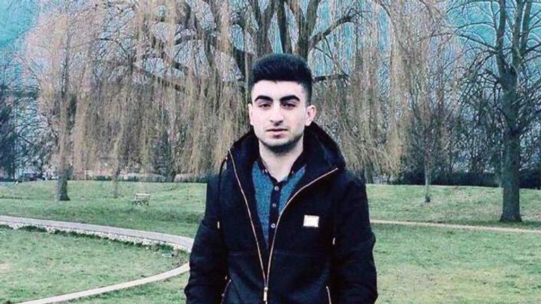 Reker Ahmed suffered a fractured skull and spine and a blood clot on his brain