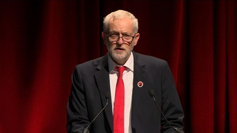 Labour leader Jeremy Corbyn launches his campaign in Scotland