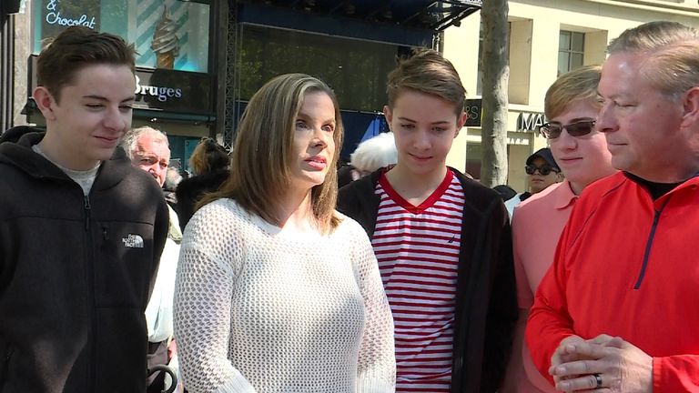 The Finney family says they were 10ft from the Paris gunman