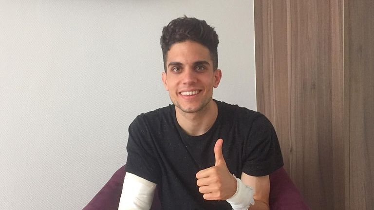 Marc Bartra says he is &#39;doing much better&#39;. Pic: Instagram/marcbartra