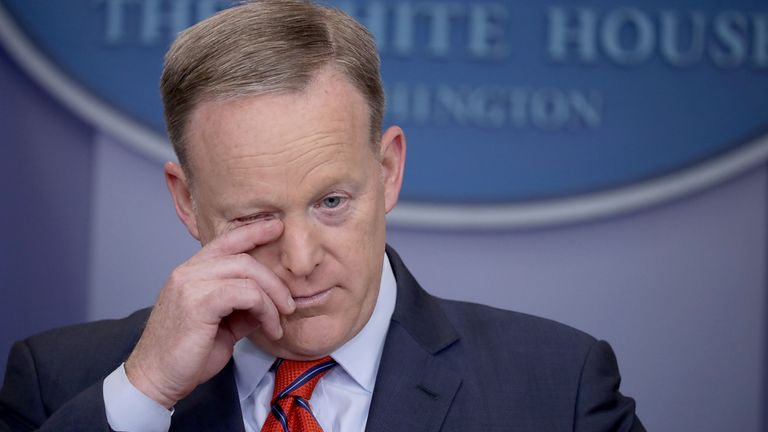 Sean Spicer admits to making a mistake over Hitler claim