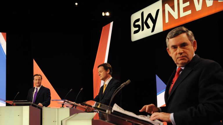 The Sky News 2010 leaders debate
