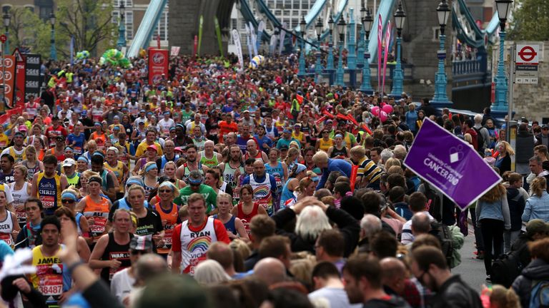 A record number of runners took part in this year&#39;s marathon