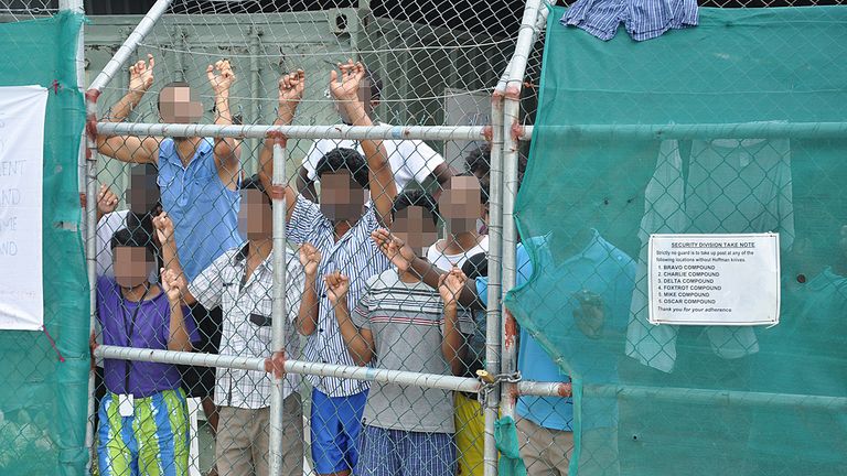 Australia has been under pressure to close the offshore refugee camps