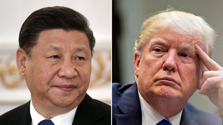 US President Donald Trump and his Chinese counterpart, Xi Xinping