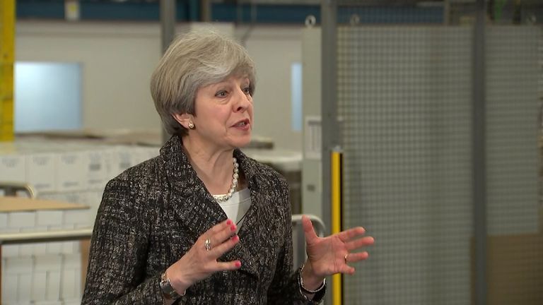 Theresa May addresses the issue of foreign aid