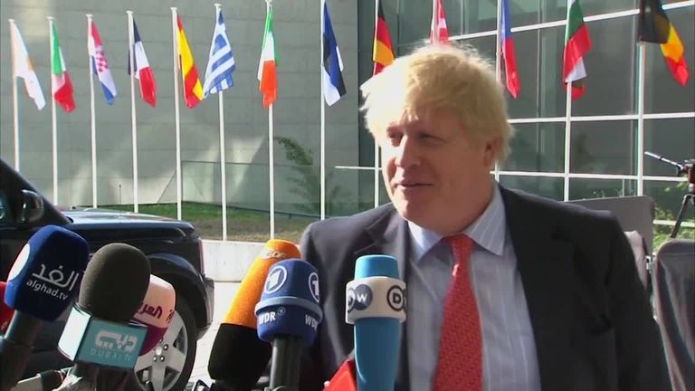 Boris Johnson insists that the sovereignty of Gibraltar is not negotiable
