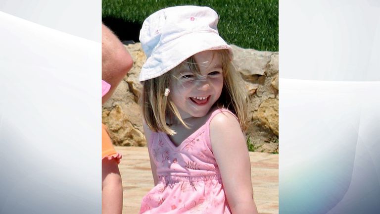 Madeleine McCann on May 3 - the day she went missing from the family&#39;s holiday apartment in Praia da Luz, Portugal