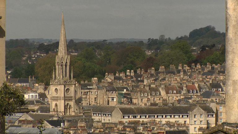 The Bath skyline