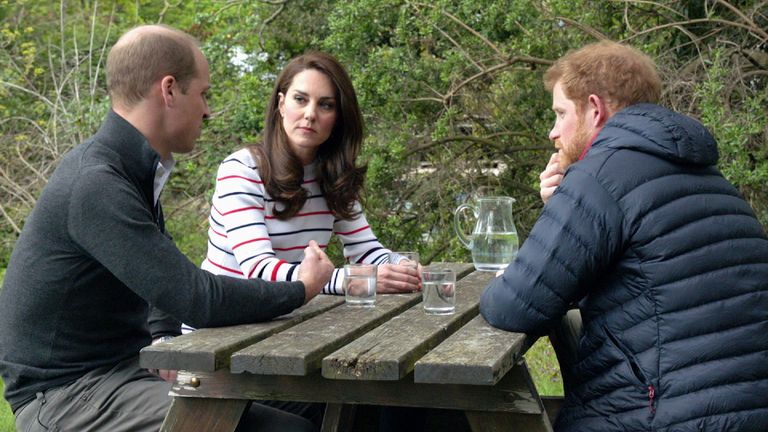 Prince William, Prince Harry and Kate