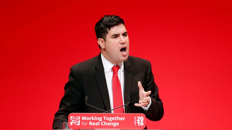 Richard Burgon, who has hit back at claims that he is involved with a heavy metal band which appears to use Nazi symbols in a poster.